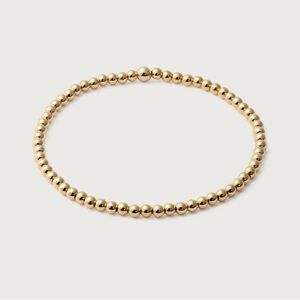 14k gold filled stretch 3mm Beaded Bracelet